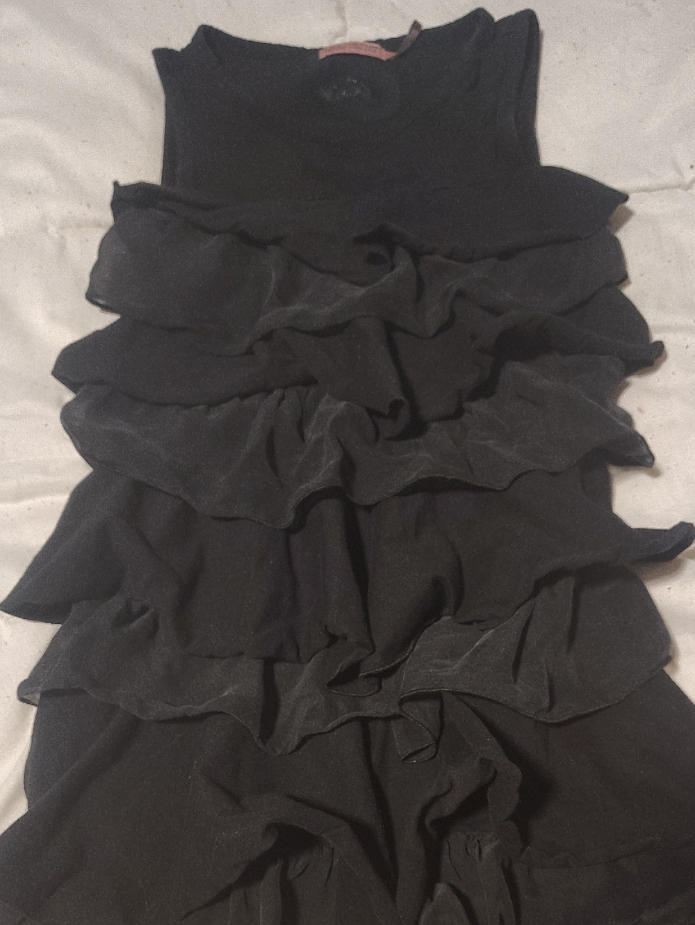 Juicy Couture Black Ruffle Tiered Girls Dress